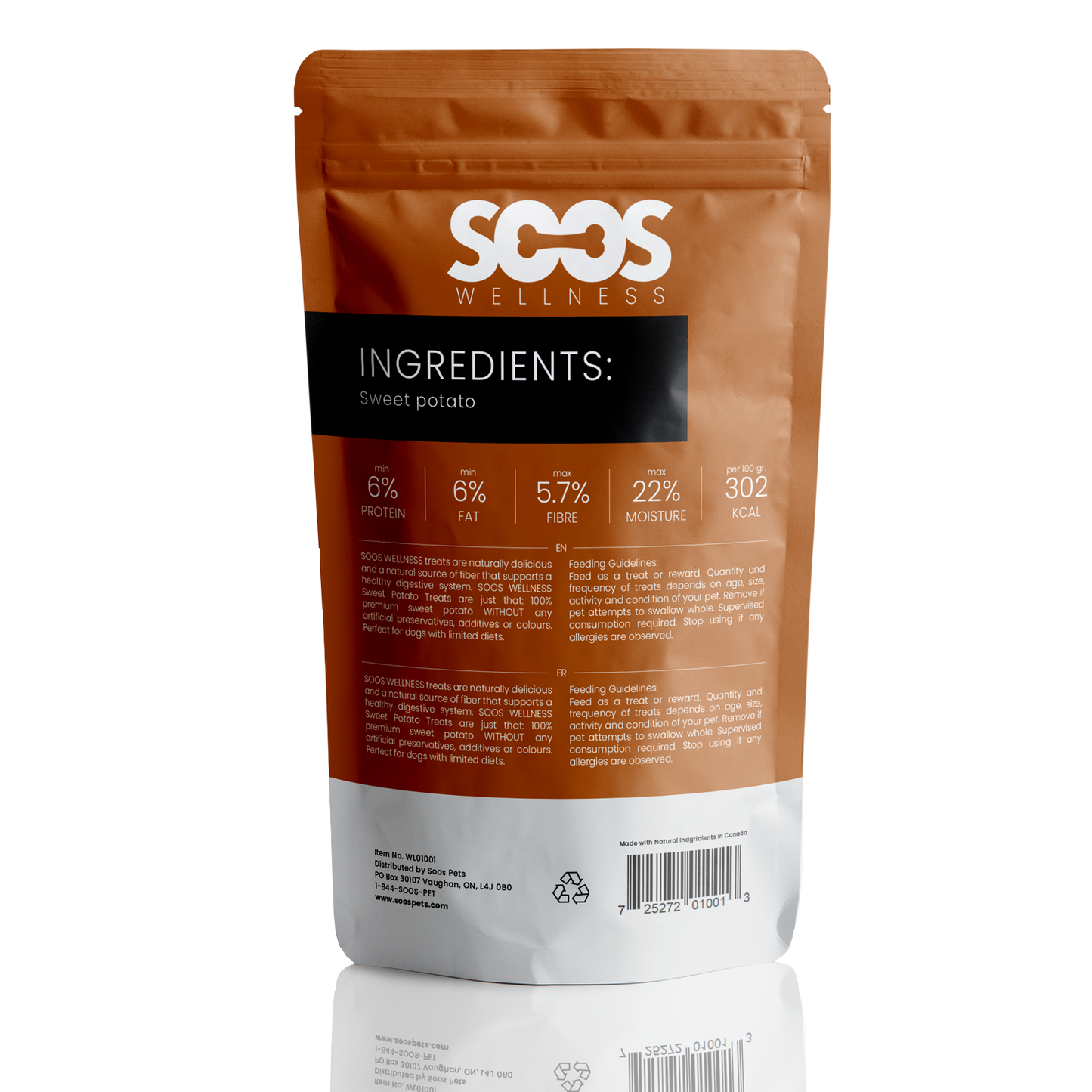 Soos Pets Sweet Potato Wellness Treats - Soos Pets