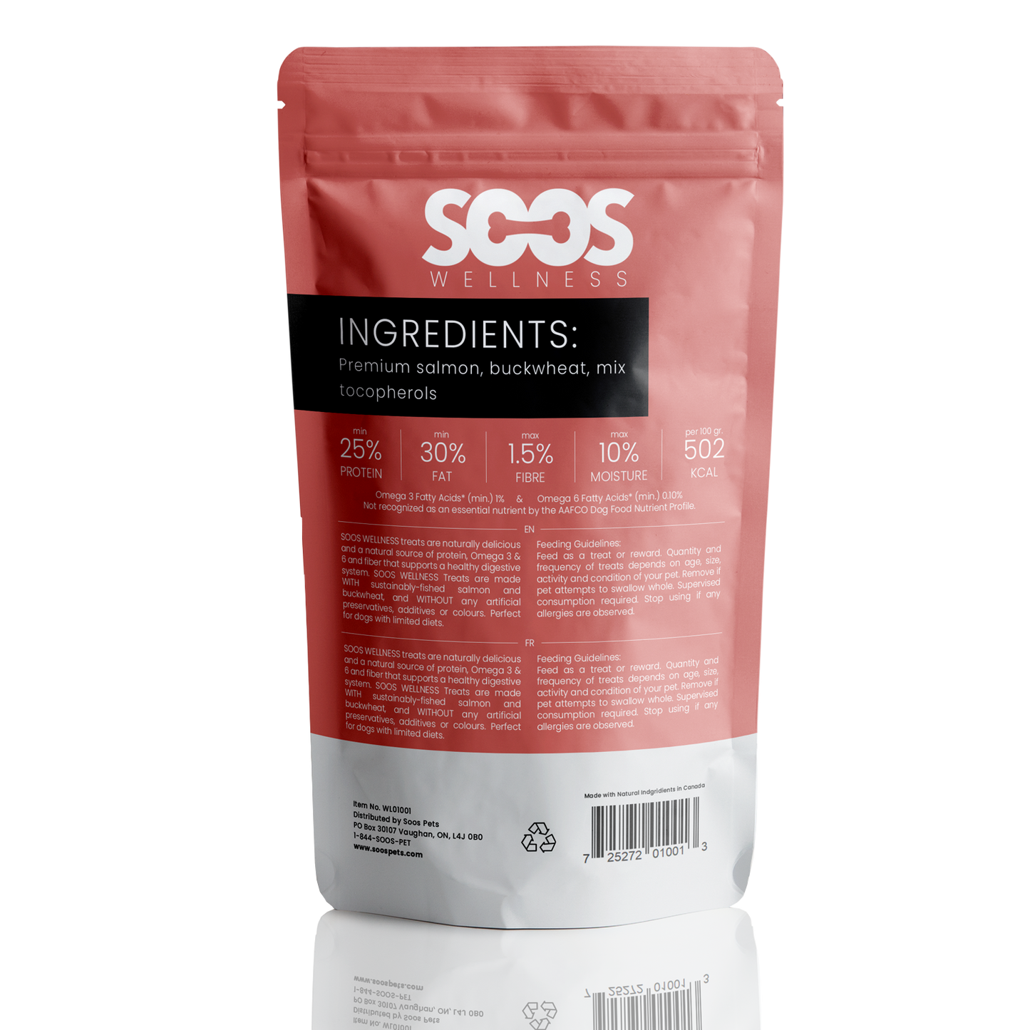 Soos Pets Salmon Wellness Treats - Soos Pets