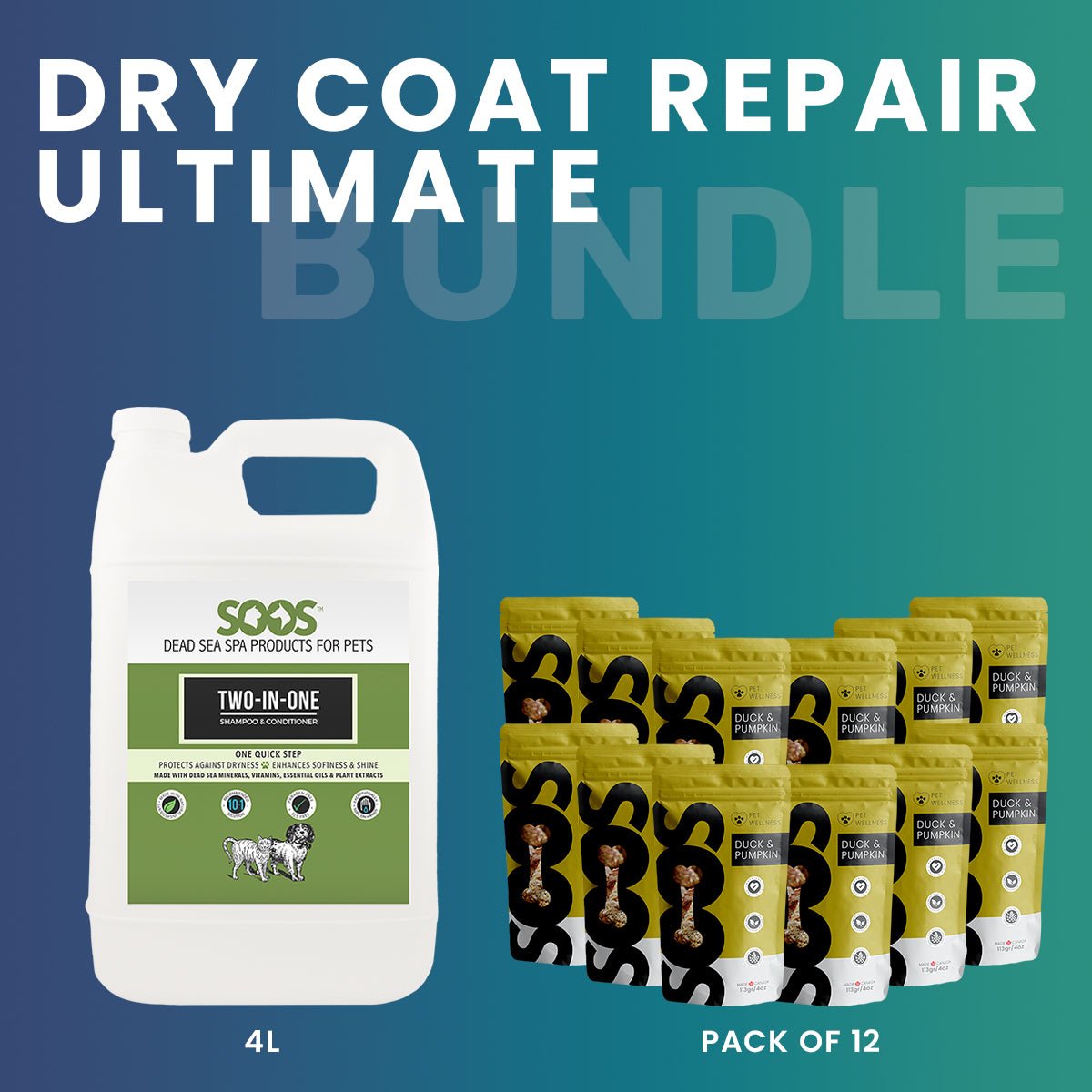 Dry Coat Repair Bundle - Soos Pets