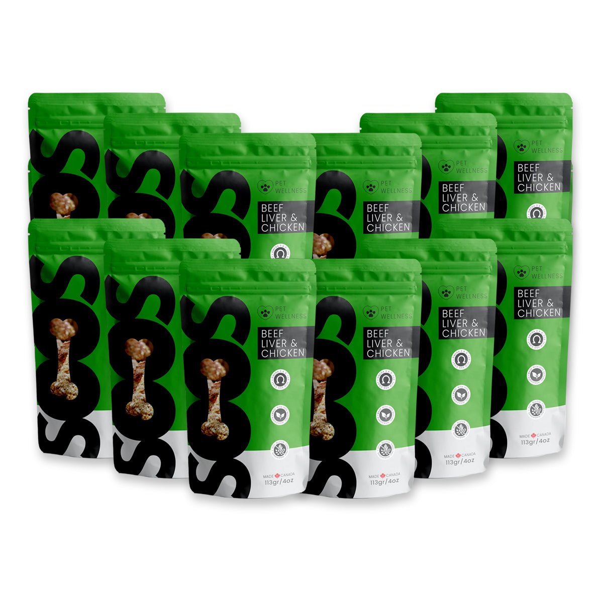 Soos Pets Beef Liver & Chicken Wellness Treats - Soos Pets