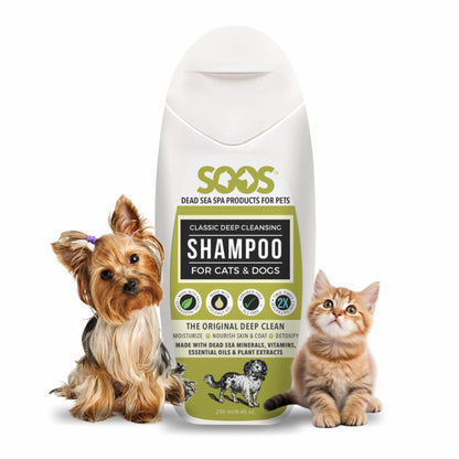 Natural Dead Sea Classic Deep Cleansing Pet Shampoo For Dogs & Cats