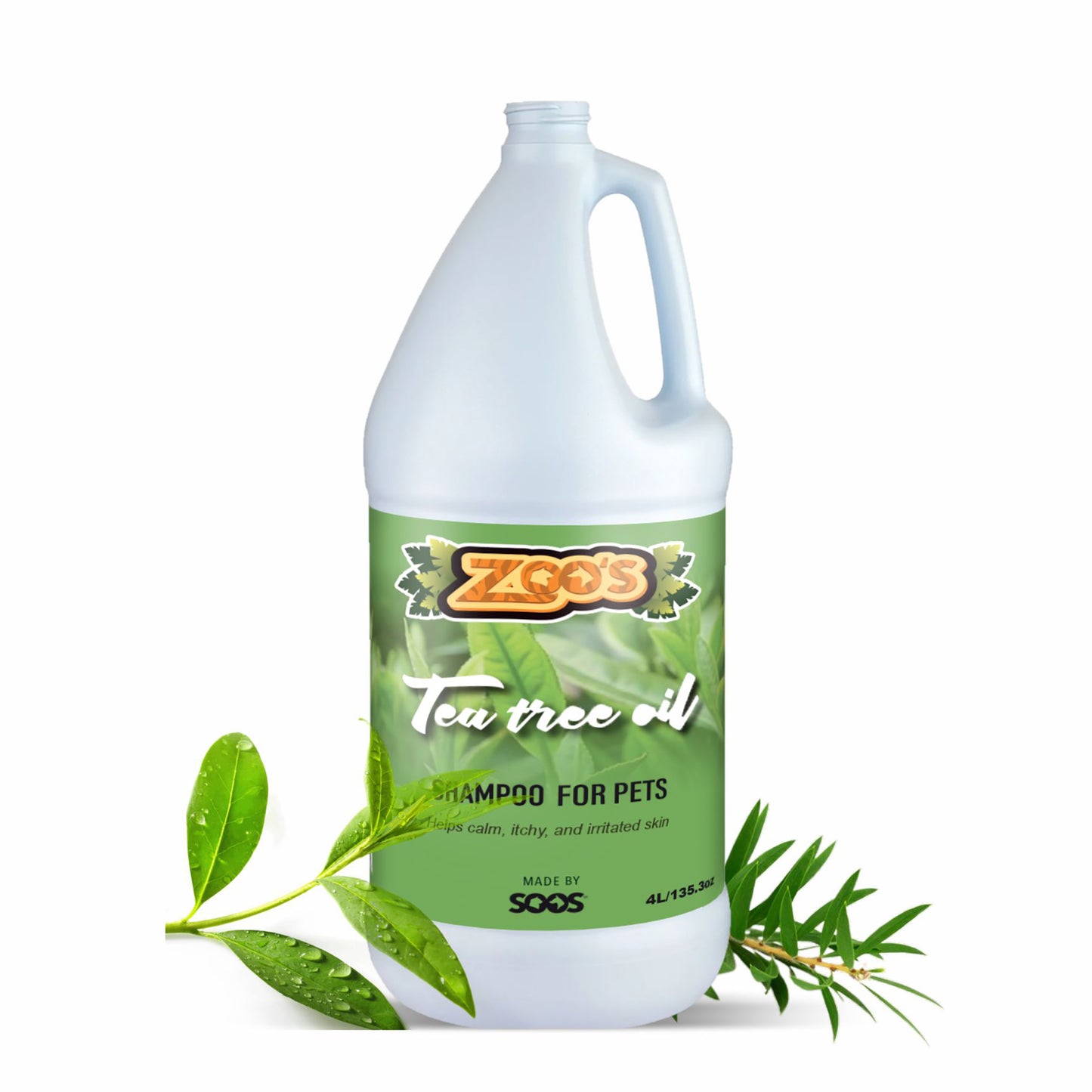 Zoo's Tea Tree Oil Dog Shampoo by Soos Pets