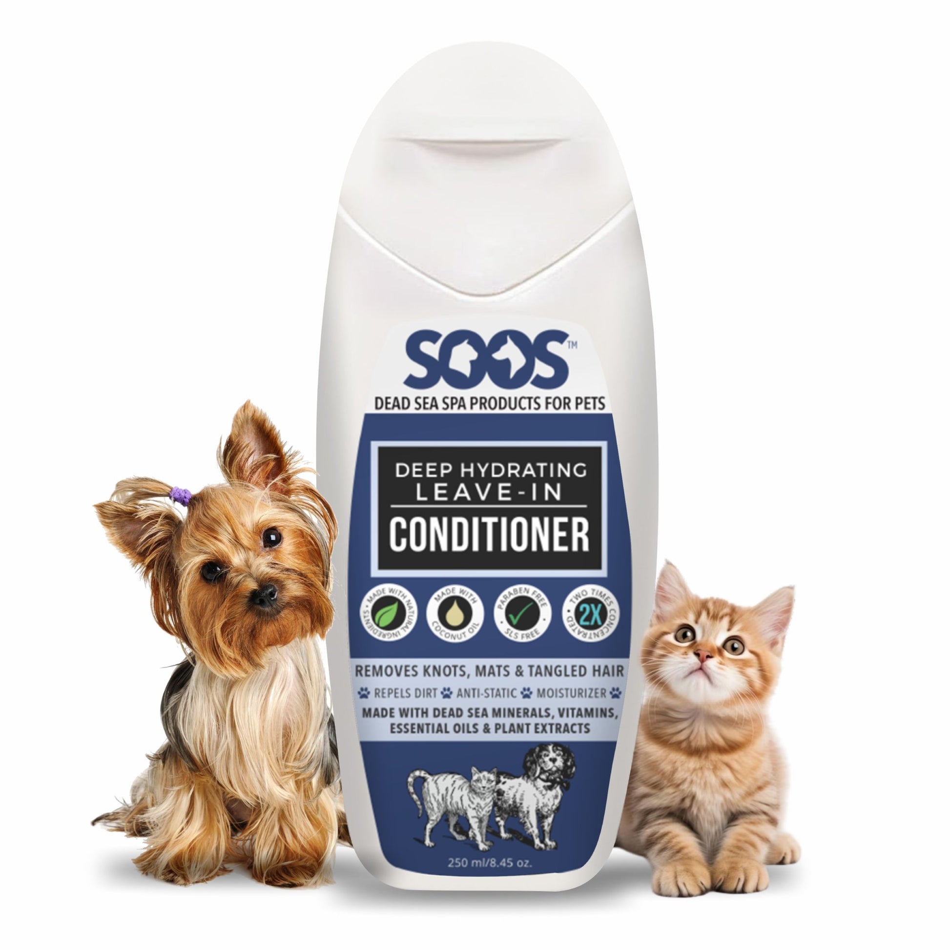 Natural Dog Cat Shampoo: Deep Hydrating Leave-In – Soos Pets