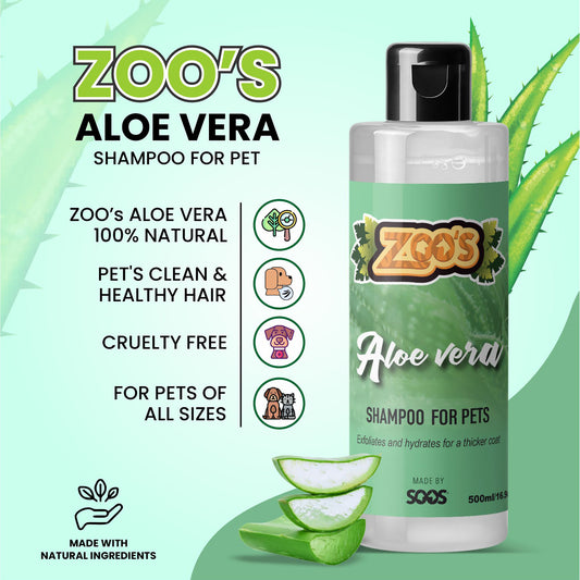 Zoo's Aloe Vera Pet Shampoo by Soos Pets