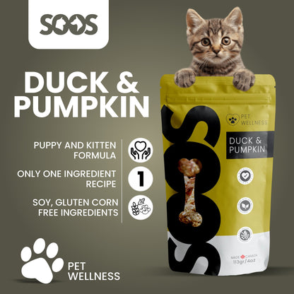 Soos Pets Duck & Pumpkin Wellness Treats