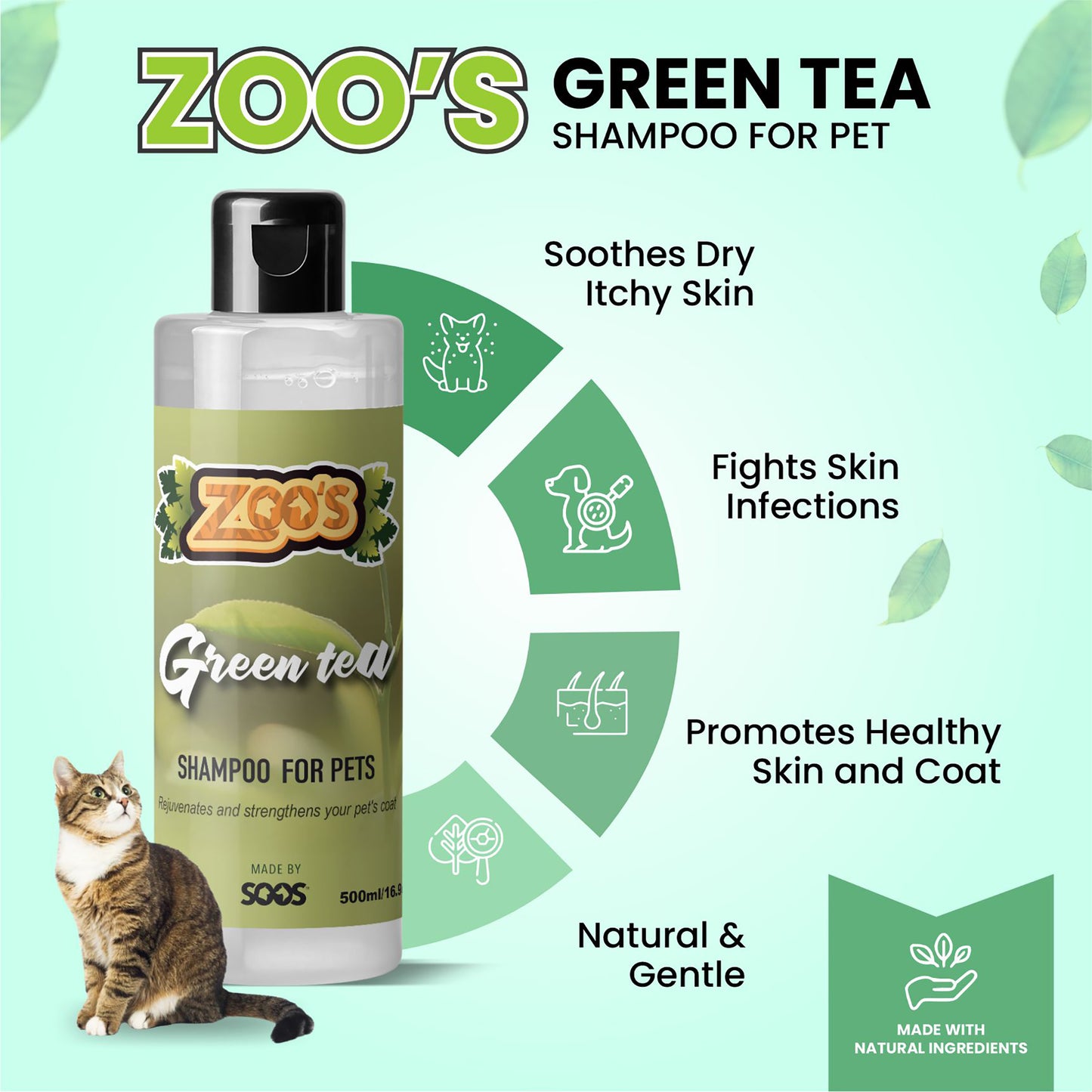 Zoo's Green Tea Pet Shampoo by Soos Pets