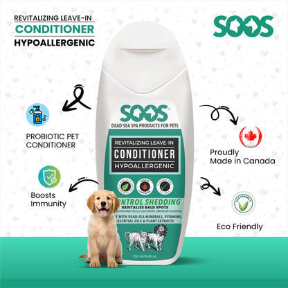 Natural Dead Sea Hypoallergenic Revitalizing Leave-In Pet Conditioner