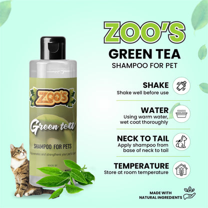 Zoo's Green Tea Pet Shampoo by Soos Pets