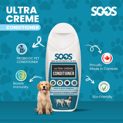 Natural Dead Sea Ultra Crème Pet Conditioner For Dogs & Cats