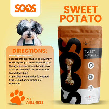 Soos Pets Sweet Potato Wellness Treats