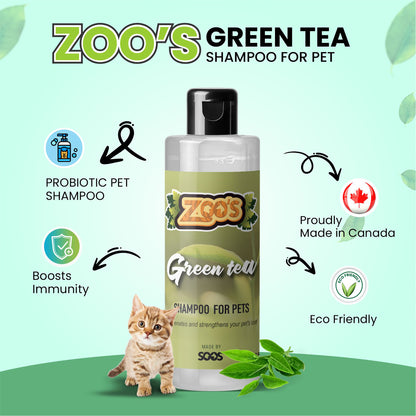 Zoo's Green Tea Pet Shampoo by Soos Pets