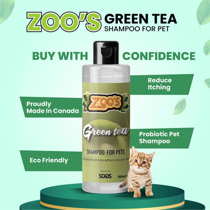 Zoo's Green Tea Pet Shampoo by Soos Pets