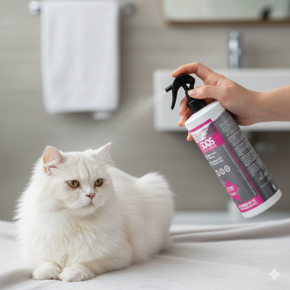 Soos Nutri-Cleanse Dry Shampoo for Cats – Omega 3 & Pre-biotic Formula