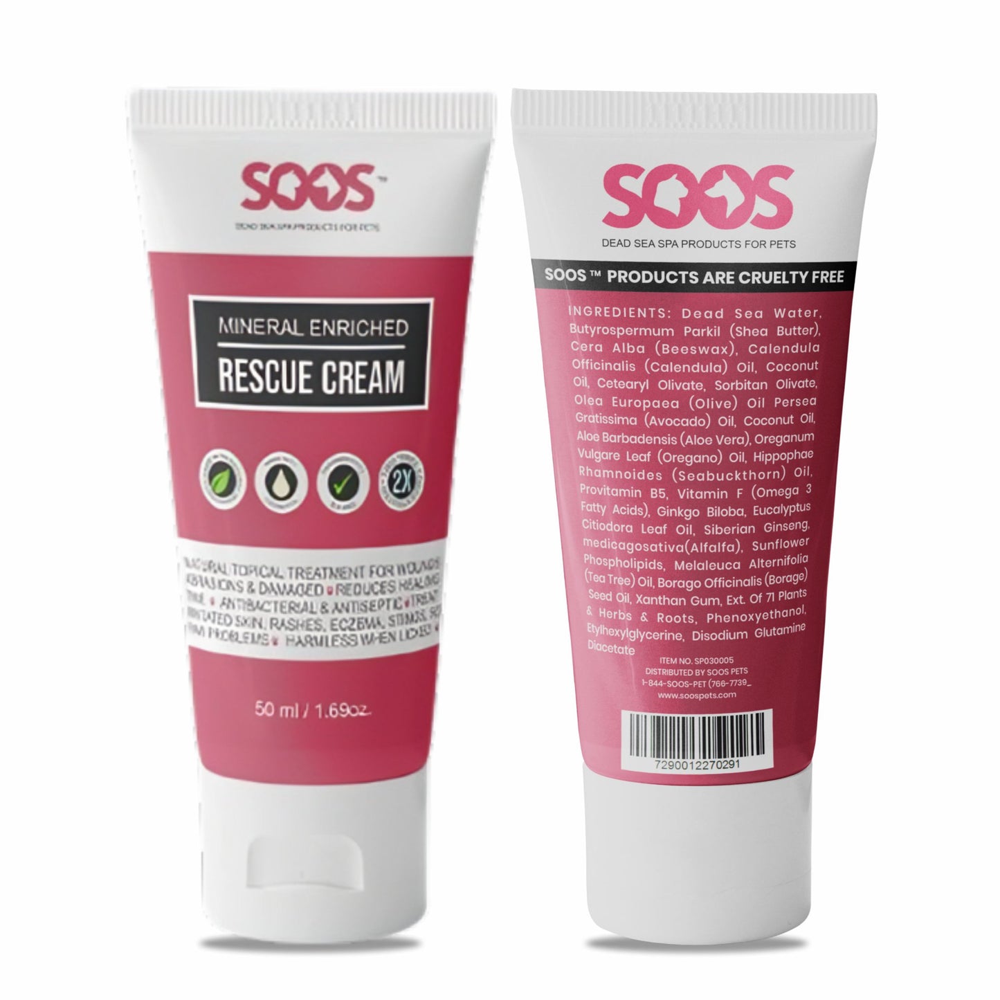 Natural Dead Sea Mineral Enriched Pet Rescue Cream