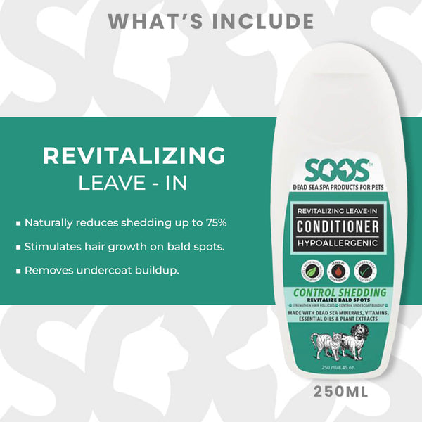 Natural Dead Sea Low Maintenance Pet Bundle For Dogs & Cats - Soos Pets