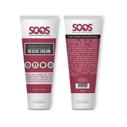 Natural Dead Sea Mineral Enriched Pet Rescue Cream For Dogs & Cats - Soos Pets