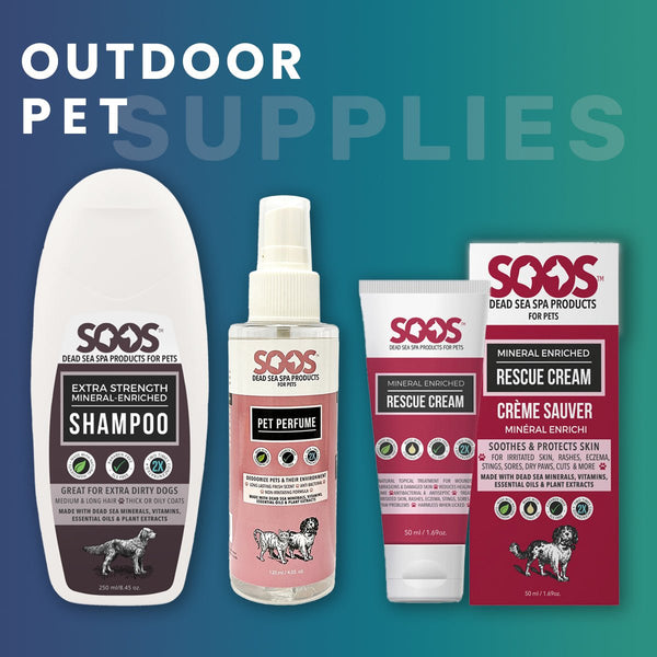 Natural Dead Sea Outdoor Pet Supplies For Dogs & Cats - Soos Pets