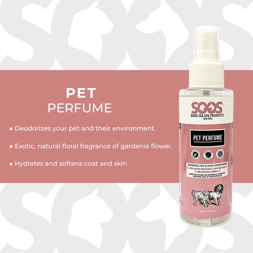 Natural Dead Sea Pet Perfume For Dogs & Cats - Soos Pets