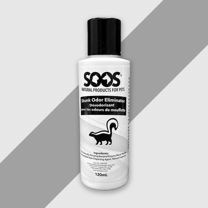 Natural Skunk Odor Eliminator 120mL - Soos Pets