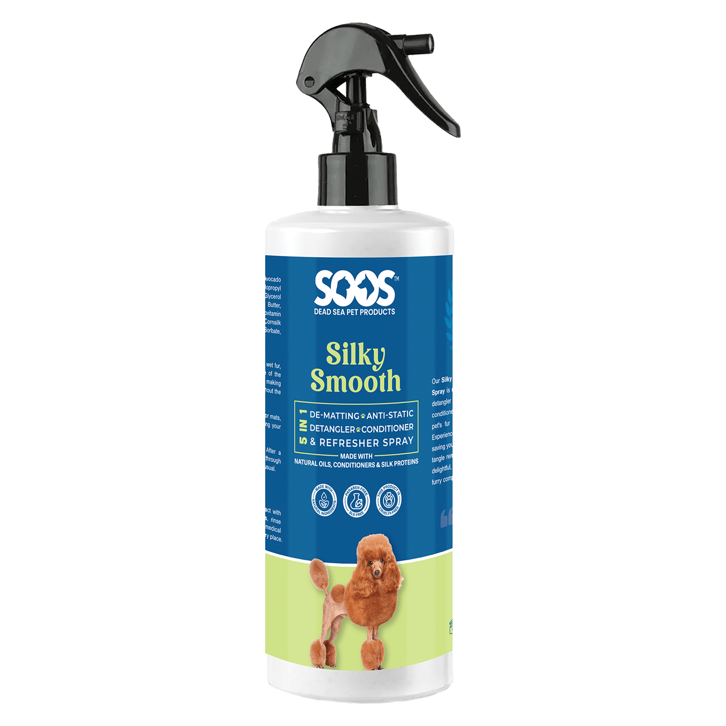 Silky Smooth 5-in-1 Leave-on Conditioning Spray for Dogs and Cats by Soos Pets - Soos Pets