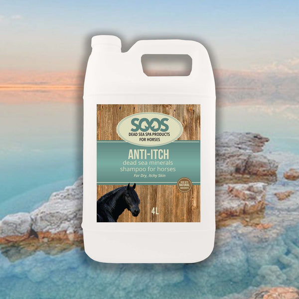 Soos Anti-Itch Dead Sea Minerals Horse Shampoo - Soos Pets