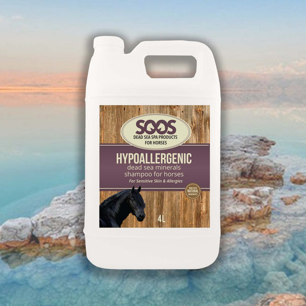 Soos Hypoallergenic Dead Sea Mineral Shampoo For Horses - Soos Pets