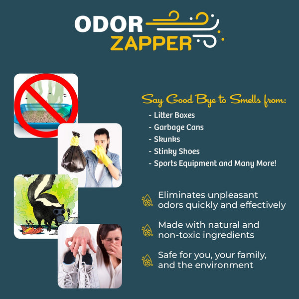 Soos Odor Zapper - All Natural Multi-Purpose Odor Eliminator - Soos Pets