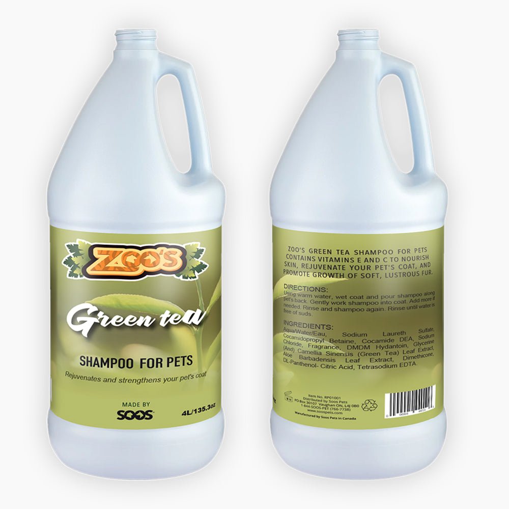 Zoo's Green Tea Pet Shampoo by Soos Pets - Soos Pets