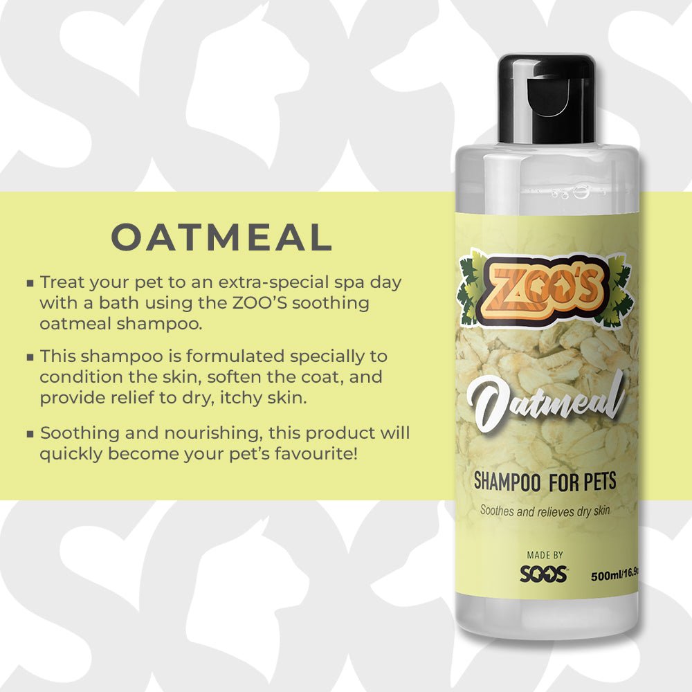 Zoo's Oatmeal Pet Shampoo by Soos Pets - Soos Pets